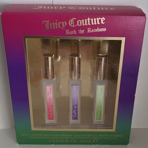 Juicy Couture Rock The Rainbow 3 Piece EDT Rollerball Set